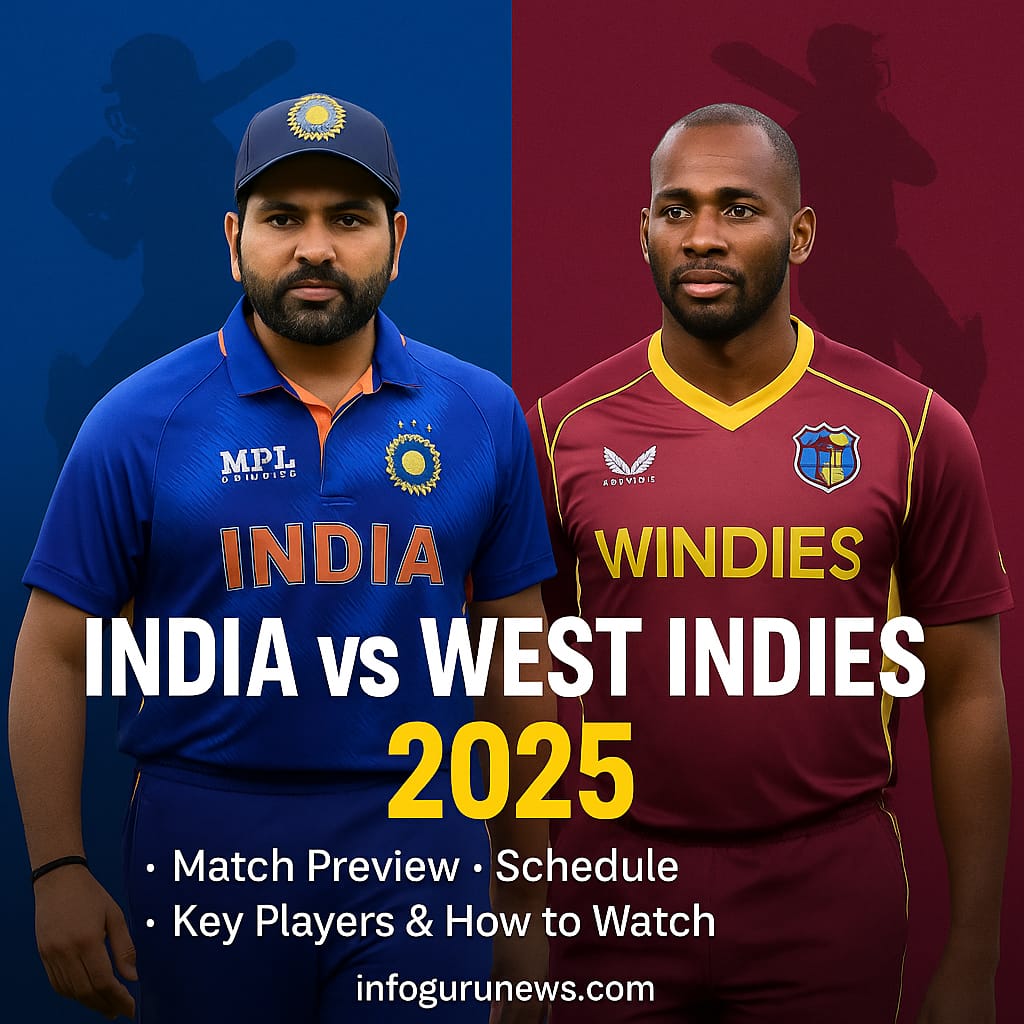 India vs West Indies 2025