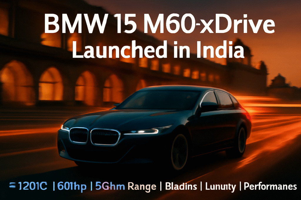 BMW Launches i5 M60 xDrive in India – Price, Specs, Features & Bookings BMW Launches i5 M60 xDrive in India – Price, Specs, Features & Bookings