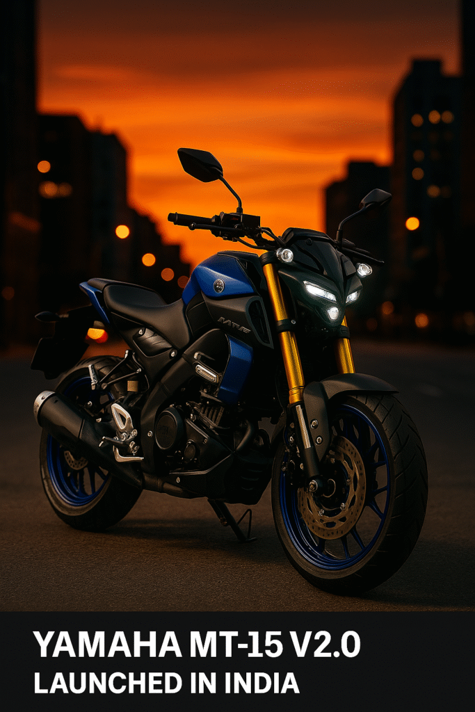 Yamaha MT-15 V2.0 Launched in India – Price, Specs, Features & More